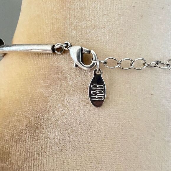 8 OTHER REASONS Twisted Collar Necklace, Silver, Rustic Style, NWT - Picture 8 of 16